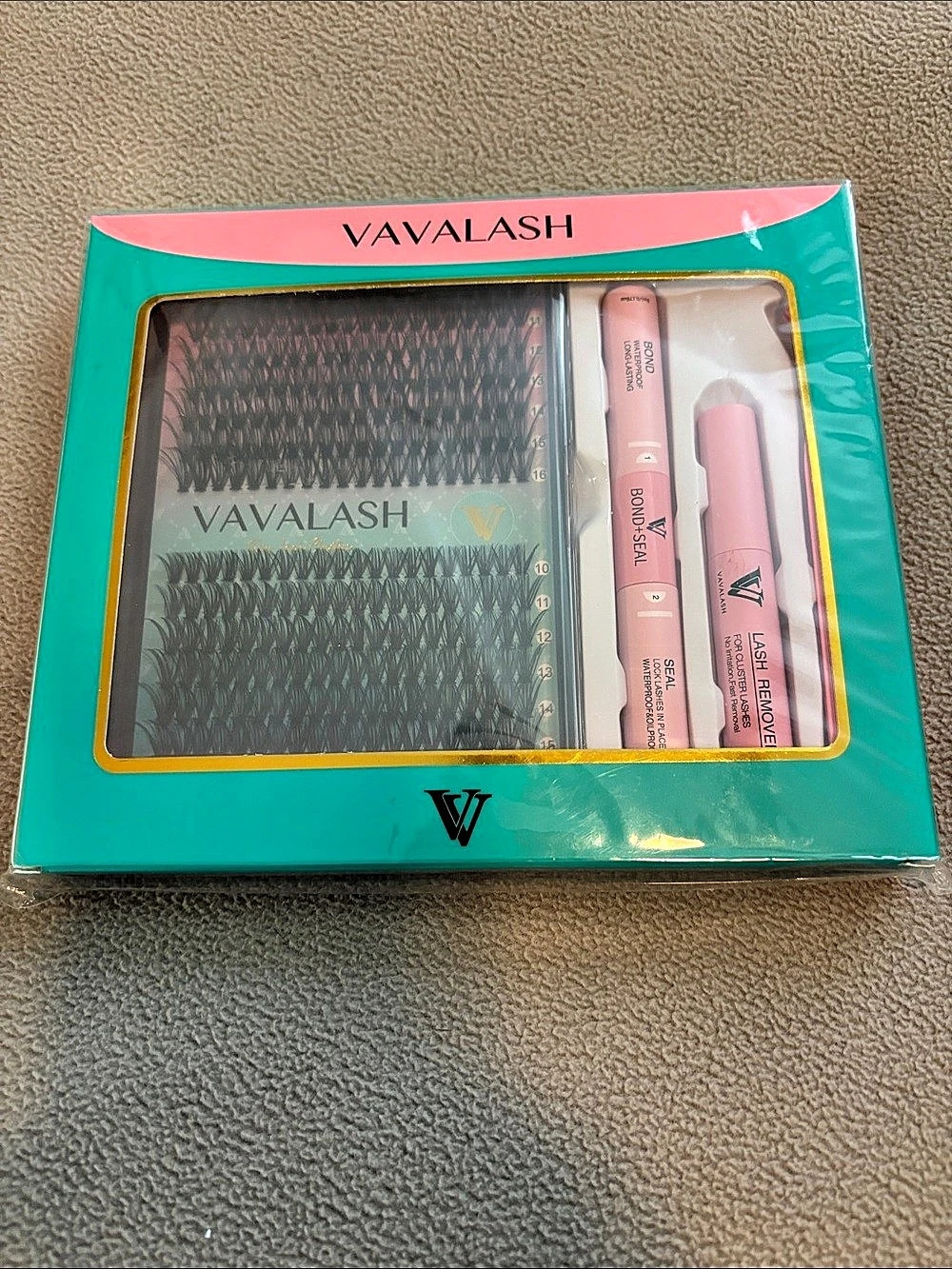 VAVALASH DIY Lash Extensions Kit Pink & Green